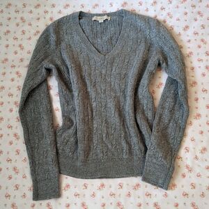 Sparkly silver LOFT sweater